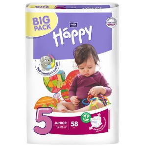 Підгузники "HAPPY" JUNIOR BIG PACK 58 шт.