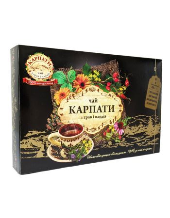 Подарунковий набір чаю з трав і плодів "Карпати" (класик)