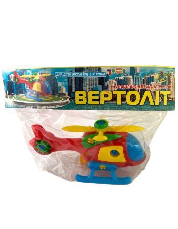 Конструктор на шурупчиках "Вертолет"