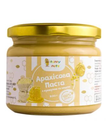 Арахісова паста кунжутом і медом 330г-100% Natural 