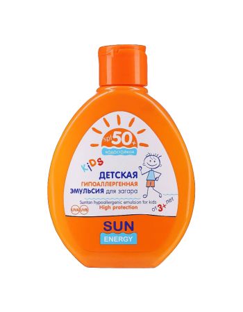 Дитяча гіпоалергенна емульсія для засмагання spf 50+