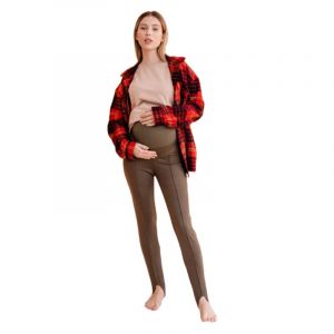 Леггинсы цвета хаки для беременных - "Khaki is now in fashion"