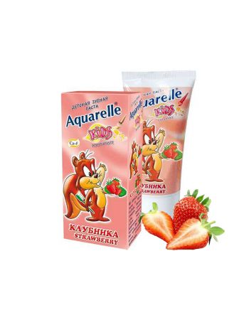 Зубна паста для дітей Aquarelle Kids  "Полуниця" 50 МЛ