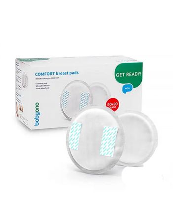 Лактаційні вкладки білі COMFORT 70 шт. BabyOno