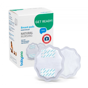 Лактаційні вкладки Natural Nursing (білі) 24 шт. BabyOno