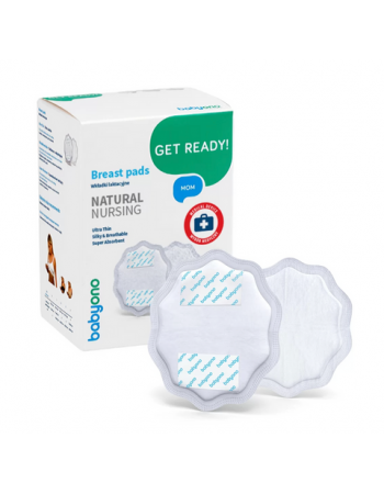 Лактаційні вкладки Natural Nursing (білі) 24 шт. BabyOno