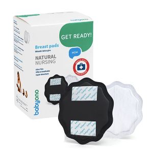 Лактаційні вкладки Natural Nursing (чорні) 24 шт. BabyOno