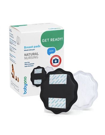 Лактационные вкладки Natural Nursing (черные) 24 шт. BabyOno Лактационные вкладки Natural Nursing (черные) 24 шт. BabyOno