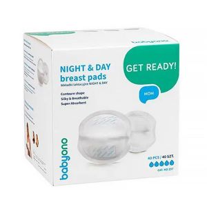 Вкладки лактаційні BabyOno "DAY & NIGHT" 40шт