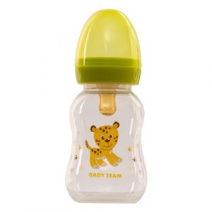 Пляшка для годування з латексної соскою Baby Team 125 мл 