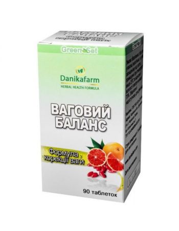 "Ваговий баланс" Формула корекції ваги (90 табл.) 