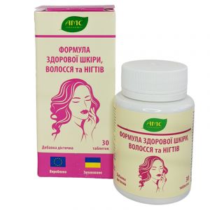 Формула Здоровой кожи, волос и ногтей, таблетки №30 во флаконе