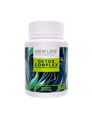 Детокс комплекс DETOX COMPLEX 60 пігулок Нове життя