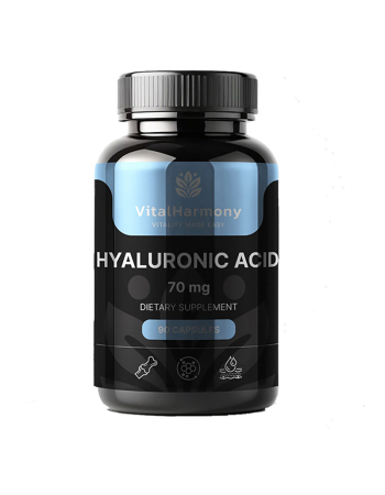VitalHarmony Гиалуроновая кислота 70 мг 90 капсул VitalHarmony Гиалуроновая кислота 70 мг 90 капсул