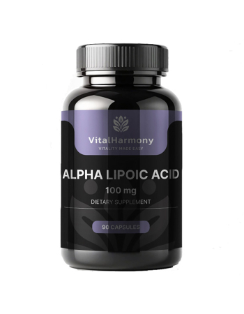 VitalHarmony Альфа-липоевая кислота 100 мг 90 капсул VitalHarmony Альфа-липоевая кислота 100 мг 90 капсул