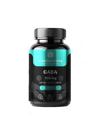 VitalHarmony GABA 700 мг 90 капсул gaba-01 VitalHarmony GABA 700 мг 90 капсул gaba-01