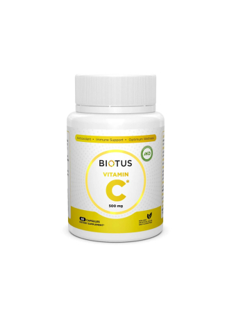 Витамин С, Vitamin C, Biotus, 500 мг, 60 капсул Витамин С, Vitamin C, Biotus, 500 мг, 60 капсул