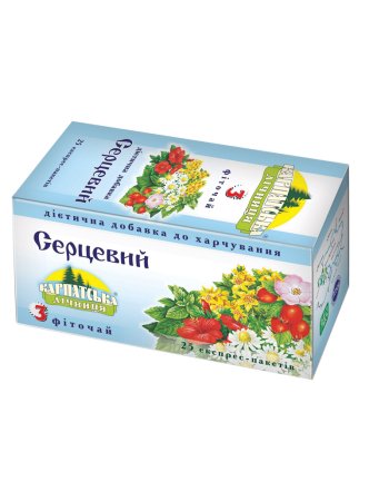 Карпатська лічниця фіто чай Серцевий 25пакетиків