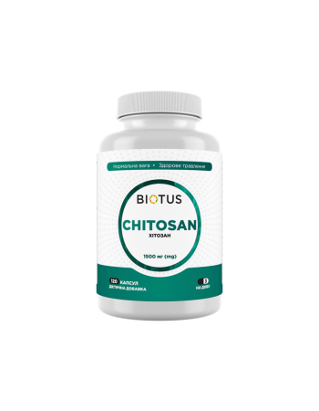 Хитозан Biotus Chitosan 1500 мг 120 капсул