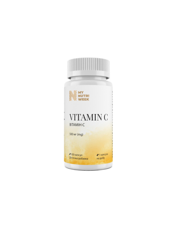 Вітамін С Vitamin C My Nutri Week 500 мг 100 капсул
