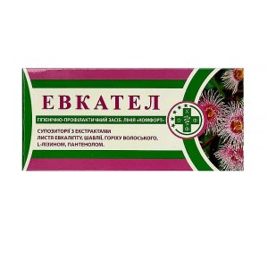 Супозиторії гігієнічно-профілактичний засіб  Евкател
