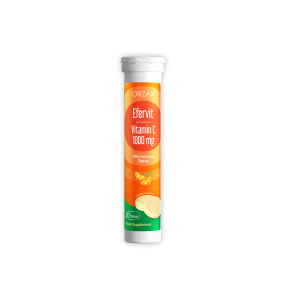 Вітамін С Orzax Efervit Vitamin C у шиплячих таблетках, 20 таблеток