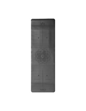 Килимок для йоги Ganesh Align Amber Black 183×61×0.4 см